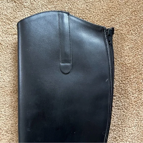 Women's Equestrian Horse Riding Boots Zip Black Lace Up Size US 7.5 European 38 - Picture 15 of 15